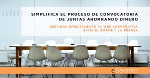 convoca tu junta en la web corporativa