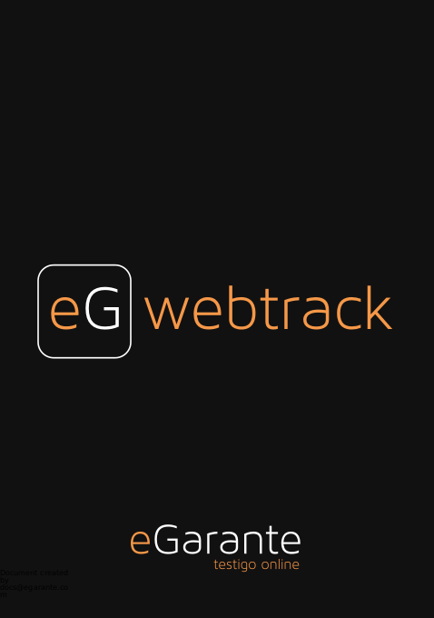 Manual para certificar páginas web con eG-webtrack